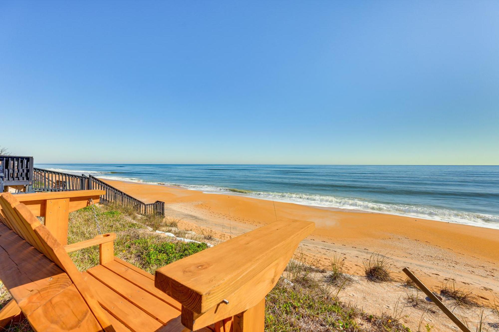 Oceanfront Oasis In Flagler Beach With Deck And Views! Eksteriør bilde
