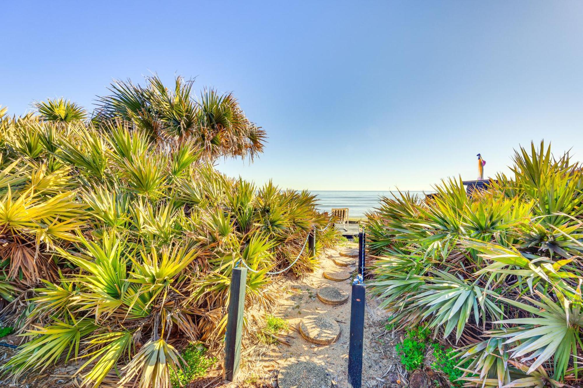 Oceanfront Oasis In Flagler Beach With Deck And Views! Eksteriør bilde