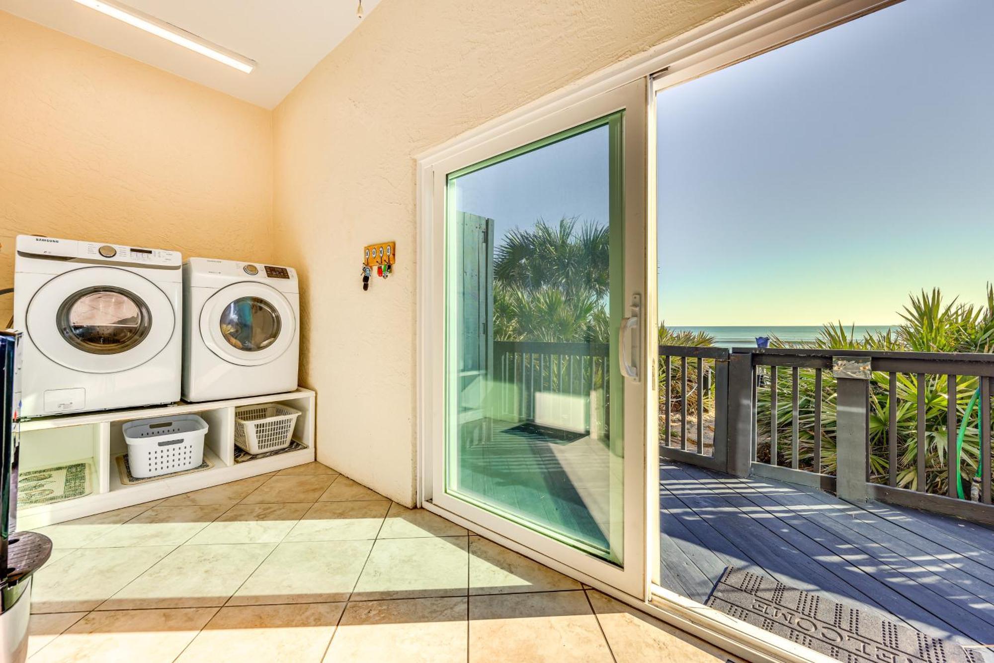 Oceanfront Oasis In Flagler Beach With Deck And Views! Eksteriør bilde